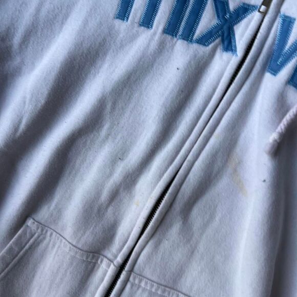 RARE 90s Mixwell Hip Hop Dj Long Sleeve Hoodie Mens size XL - Picture 4 of 5